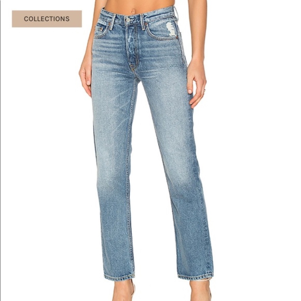 Grlfrnd denim Helena jeans size 27 straight leg